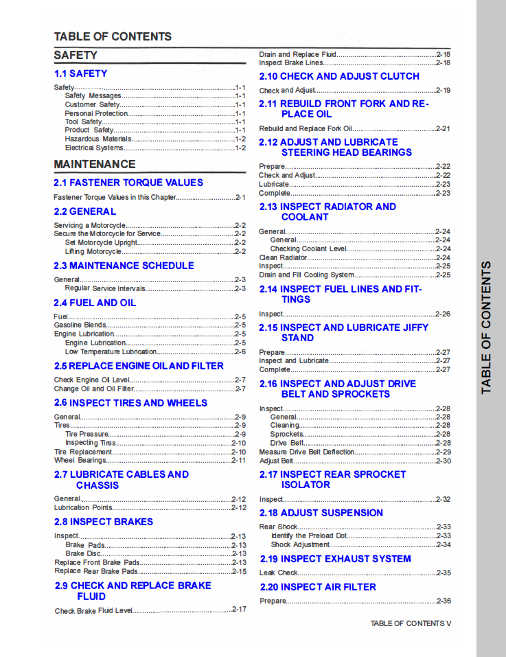 Harley Davidson 2023 Sportster RH975 Service Manual