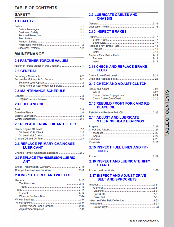 Harley Davidson 2024 Softail Models Service Manual