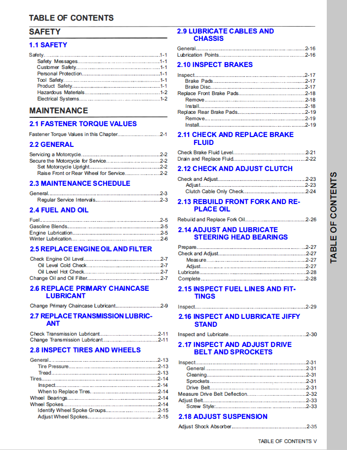 Harley Davidson 2022 Softail Models Service Manual