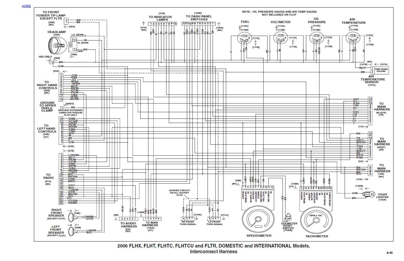 Harley Davidson 2006 Touring Models Service & Electrical Diagnostic Manual