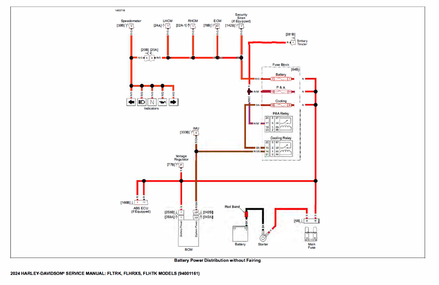 Harley Davidson 2024 Touring Models (FLTRK, FLHRXS, FLHTK) Service Manual