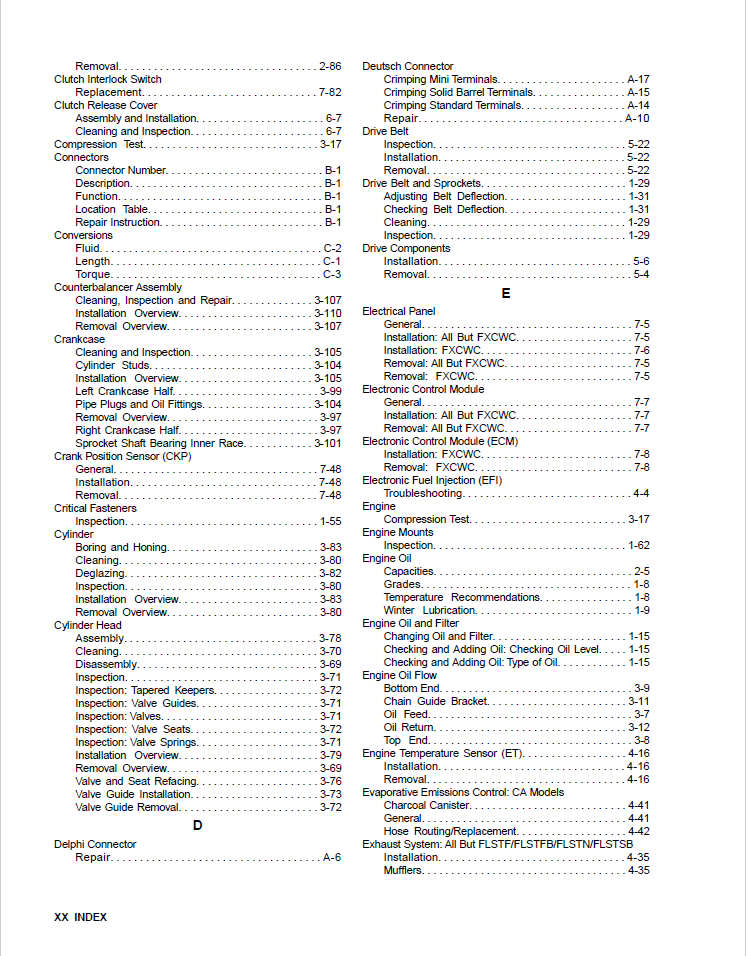 Harley Davidson 2010 Softail Models Service & Electrical Diagnostic Manual
