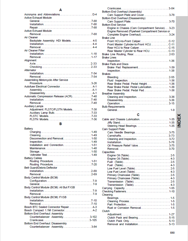 Harley Davidson 2014 Softail Models Service & Electrical Diagnostic Manual