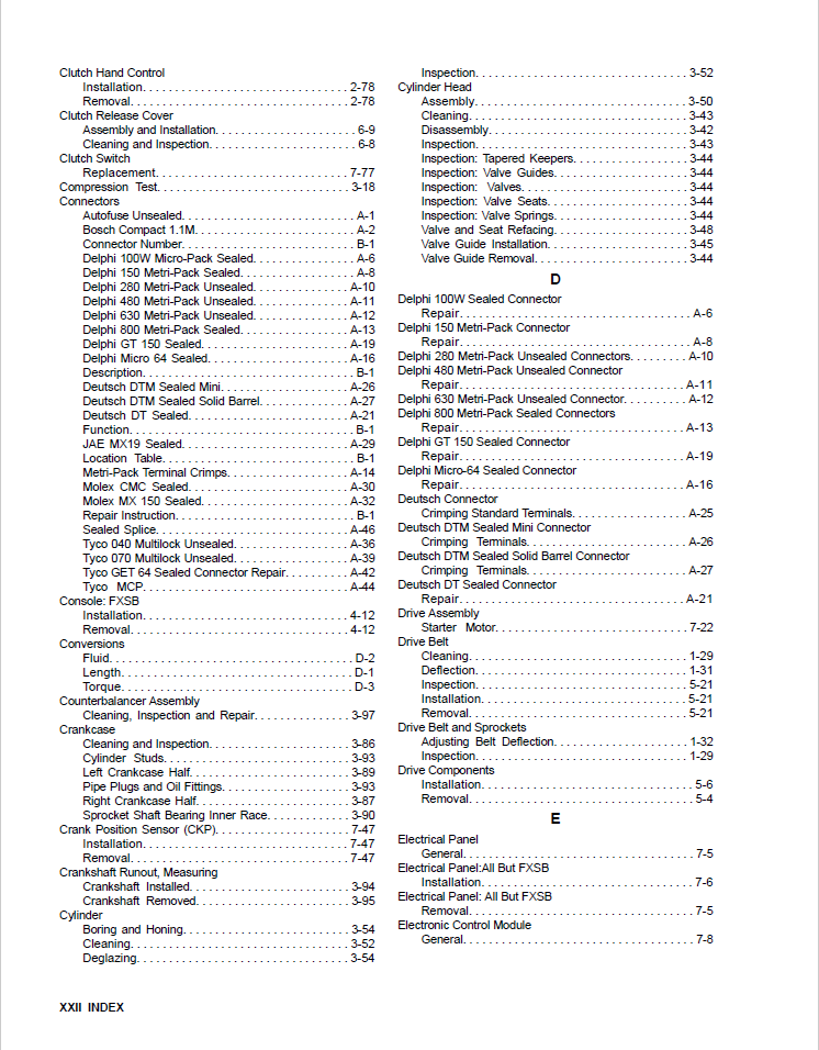 Harley Davidson 2014 Softail Models Service & Electrical Diagnostic Manual