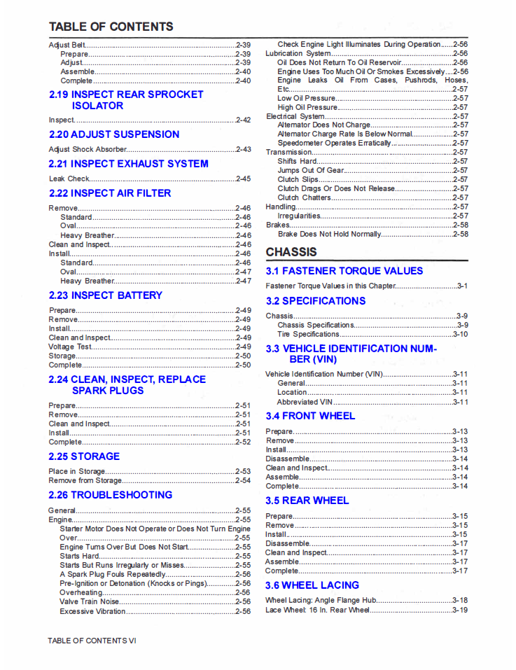 Harley Davidson 2023 Touring Models Service Manual