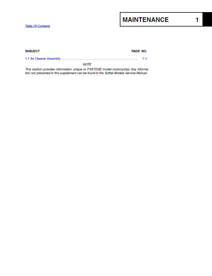 Harley Davidson 2003 Softail Models Service & Electrical Diagnostic Manual