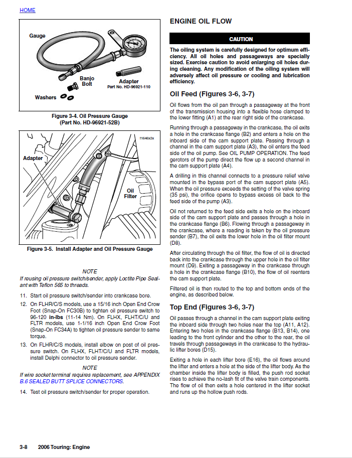 Harley Davidson 2006 Touring Models Service & Electrical Diagnostic Manual