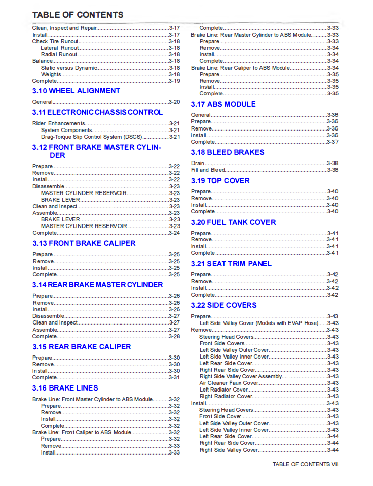 Harley Davidson 2024 Sportster RH975 Service Manual