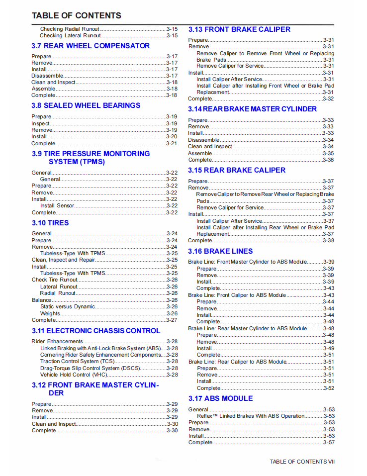 Harley Davidson 2024 Touring Models (FLHX, FLTRX) Service Manual