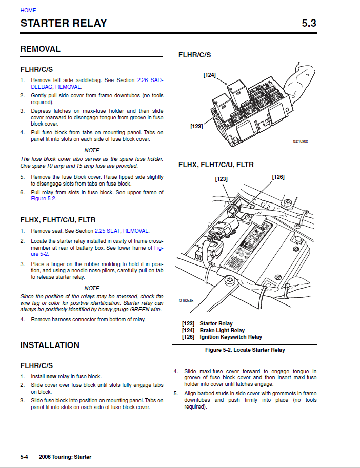 Harley Davidson 2006 Touring Models Service & Electrical Diagnostic Manual