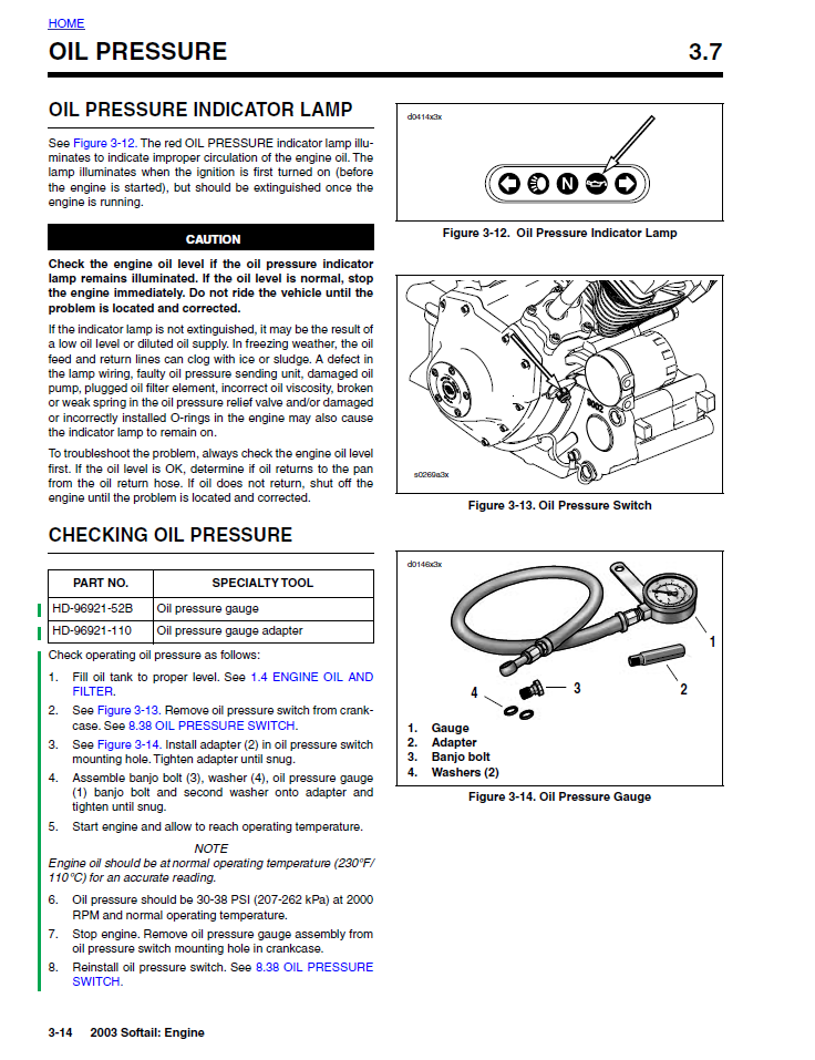 Harley Davidson 2003 Softail Models Service & Electrical Diagnostic Manual