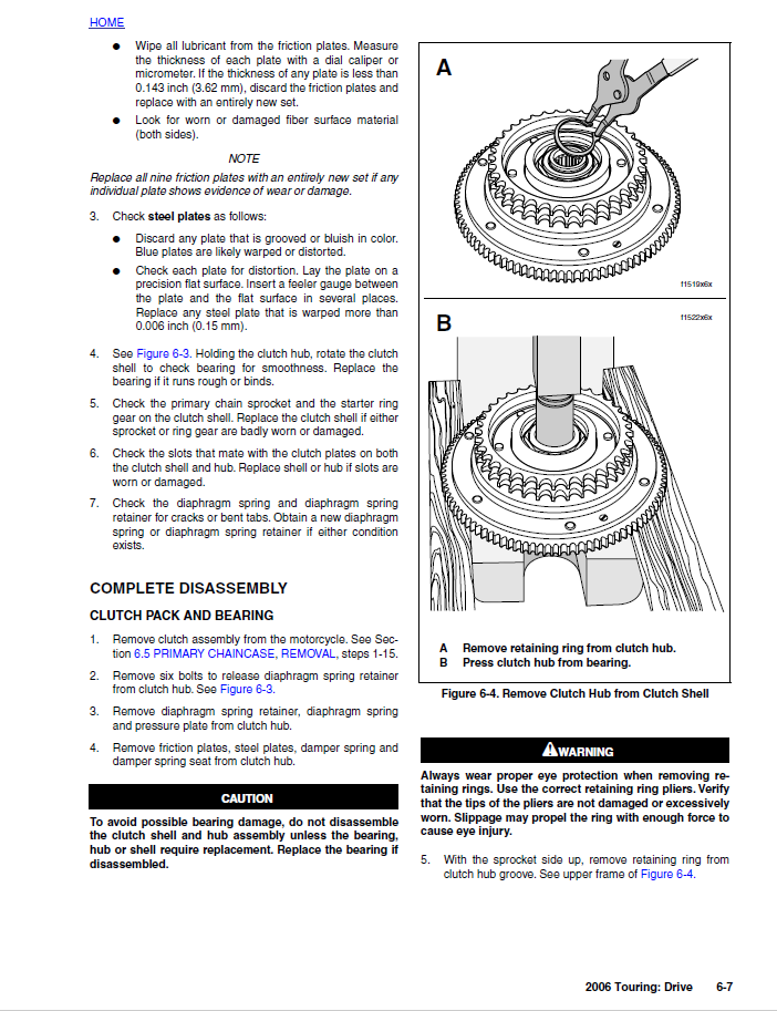 Harley Davidson 2006 Touring Models Service & Electrical Diagnostic Manual