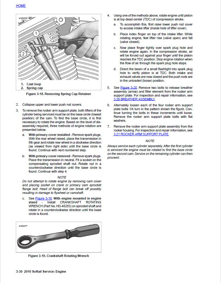 Harley Davidson 2010 Softail Models Service & Electrical Diagnostic Manual