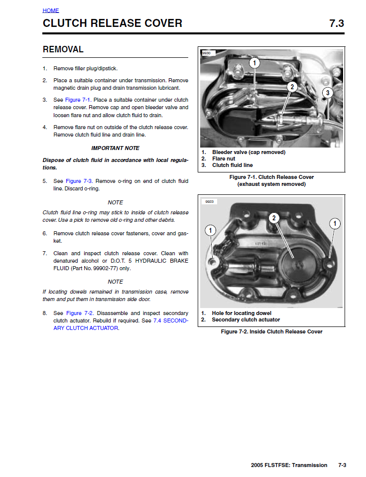Harley Davidson 2005 Softail Models Service & Electrical Diagnostic Manual