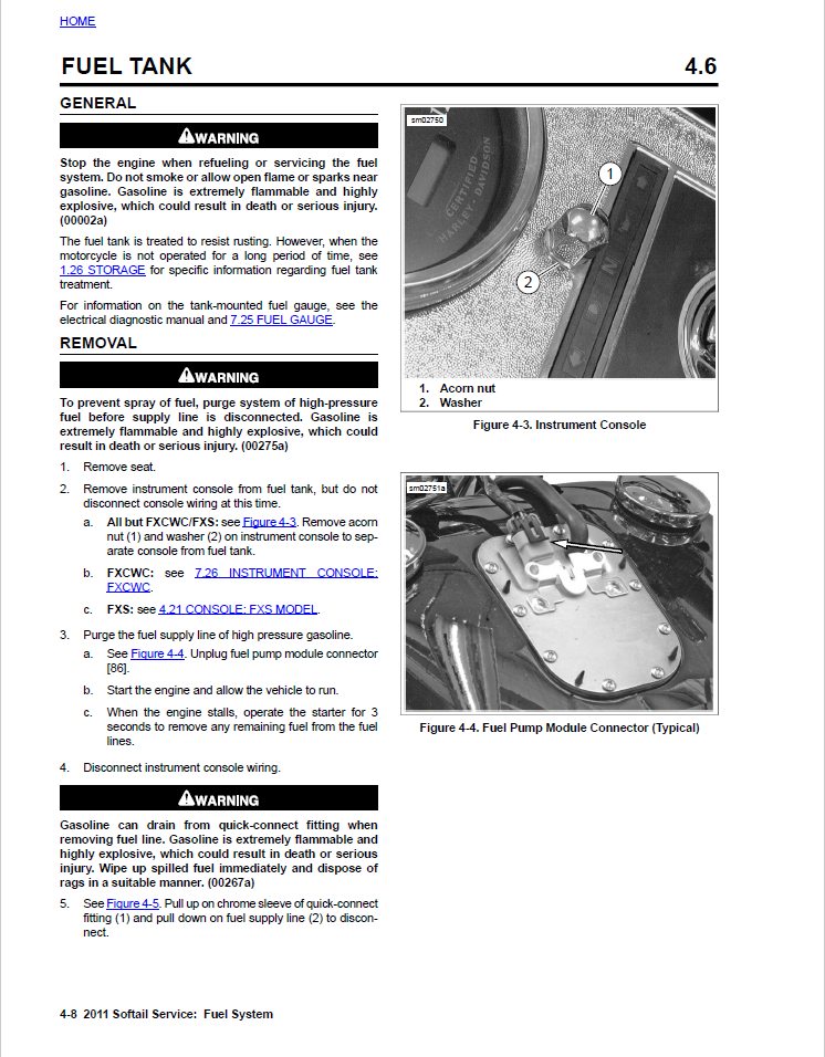 Harley Davidson 2011 Softail Models Service & Electrical Diagnostic Manual