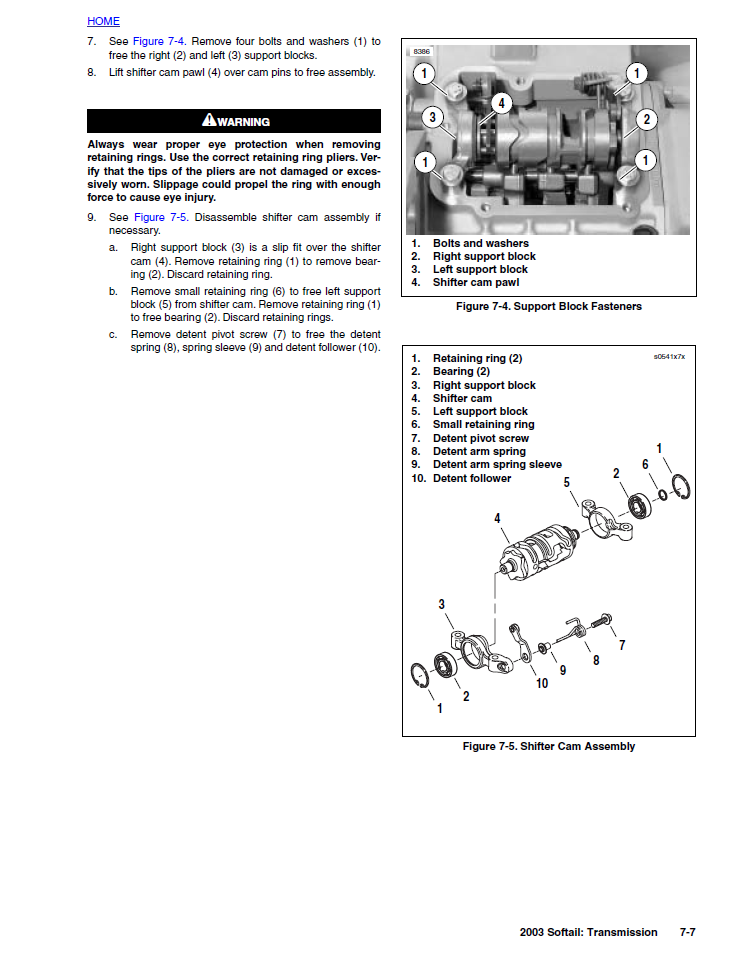 Harley Davidson 2003 Softail Models Service & Electrical Diagnostic Manual