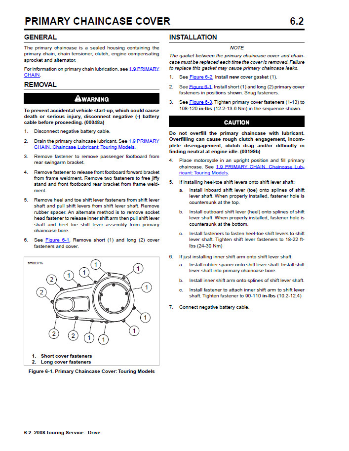 Harley Davidson 2008 Touring Models Service & Electrical Diagnostic Manual