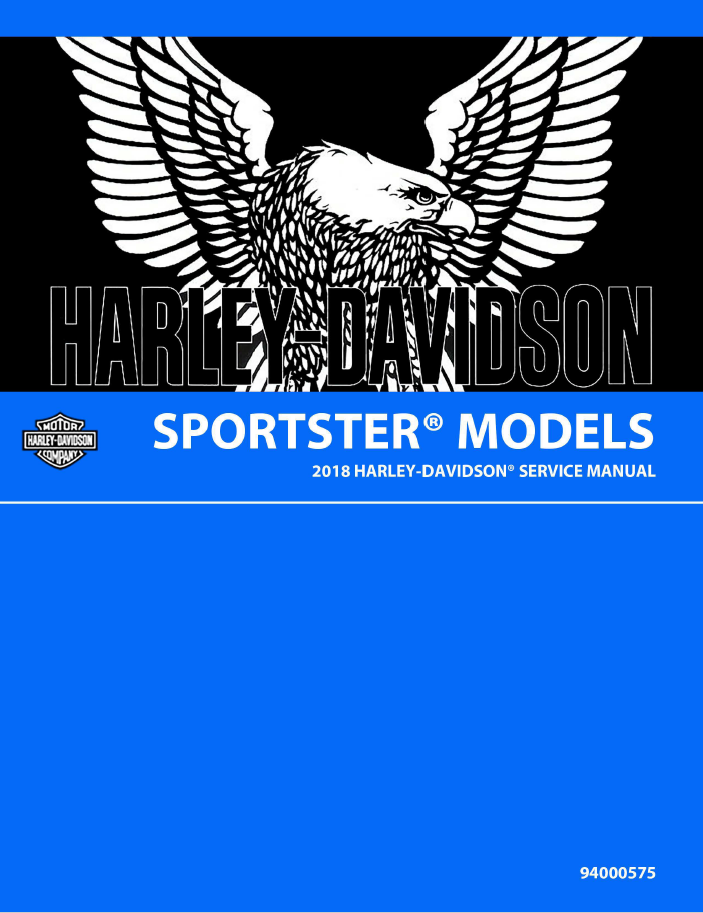 Harley Davidson 2018 Sportster Models Service & Electrical Harley Davidson 2018 Sportster Models Service & Electrical