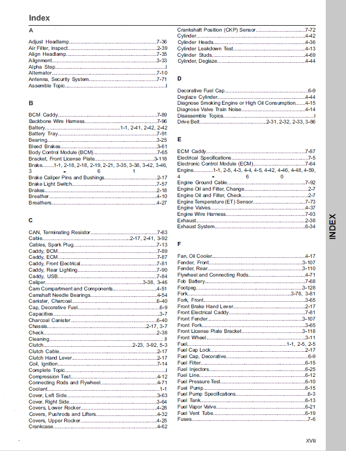 Harley Davidson 2018 Softail Models Service & Electrical Diagnostic Manual