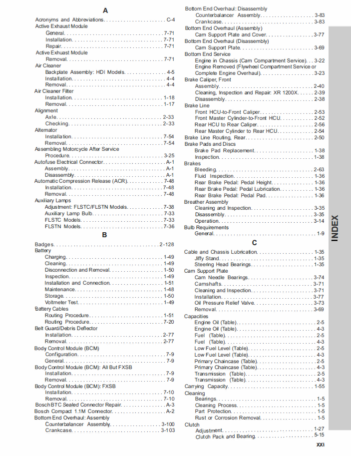 Harley Davidson 2015 Softail Models Service & Electrical Diagnostic Manual