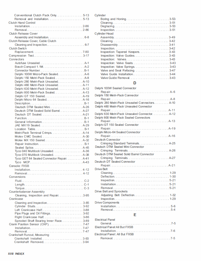 Harley Davidson 2015 Softail Models Service & Electrical Diagnostic Manual