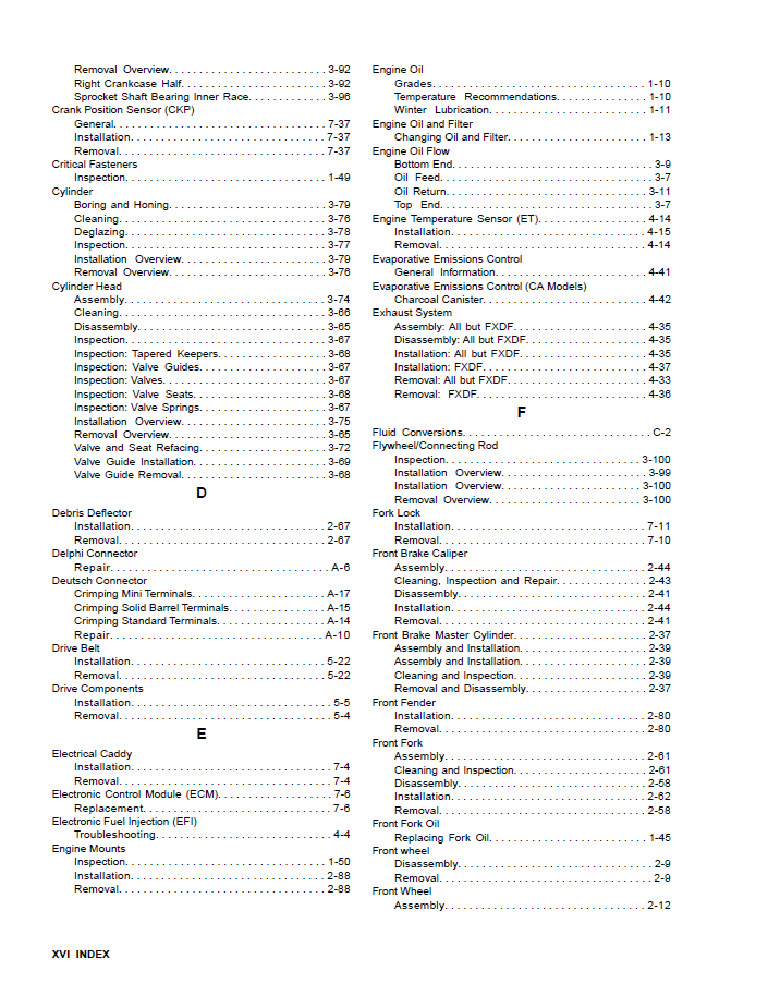 Harley Davidson 2009 Dyna Models Service Manual & Electrical Diagnostic Manual