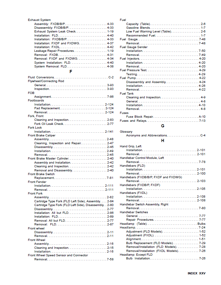 Harley Davidson 2015 Dyna Models Service Manual & Electrical Diagnostic Manual