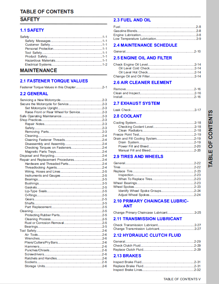 Harley Davidson 2018 Touring Models Service & Electrical Diagnostic Manual