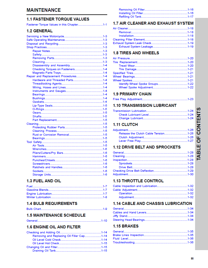 Harley Davidson 2015 Sportster Models Service & Electrical Diagnostic Manual