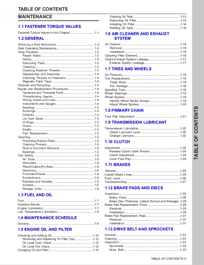 Harley Davidson 2018 Sportster Models Service & Electrical Diagnostic Manual
