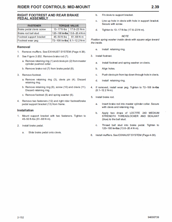 Harley Davidson 2020 Sportster Models Service Manual