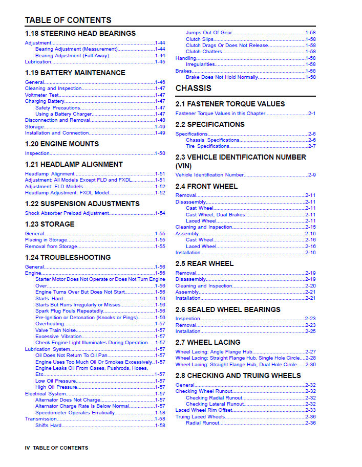 Harley Davidson 2015 Dyna Models Service Manual & Electrical Diagnostic Manual