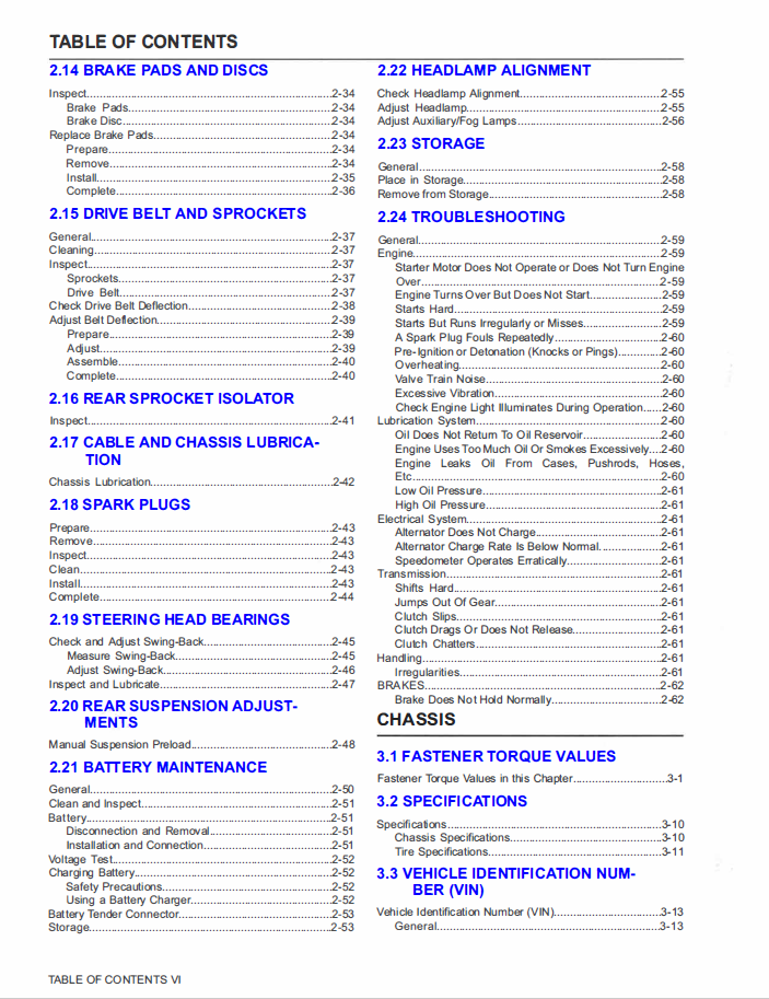 Harley Davidson 2018 Touring Models Service & Electrical Diagnostic Manual