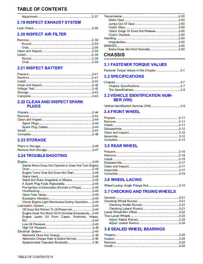 Harley Davidson 2018 Softail Models Service & Electrical Diagnostic Manual