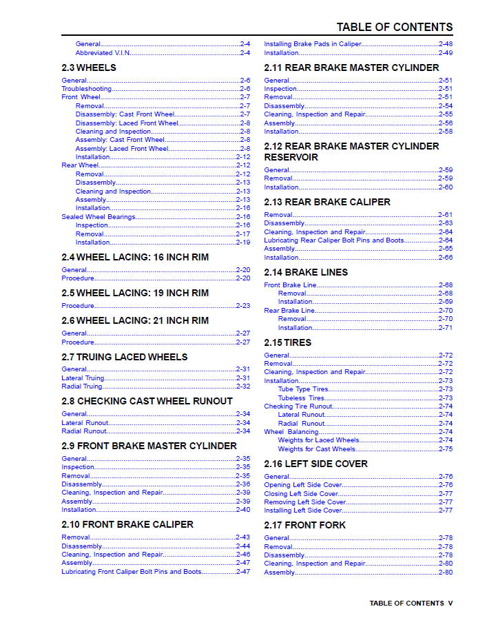 Harley Davidson 2008 Sportster Models Service & Electrical Diagnostic Manual