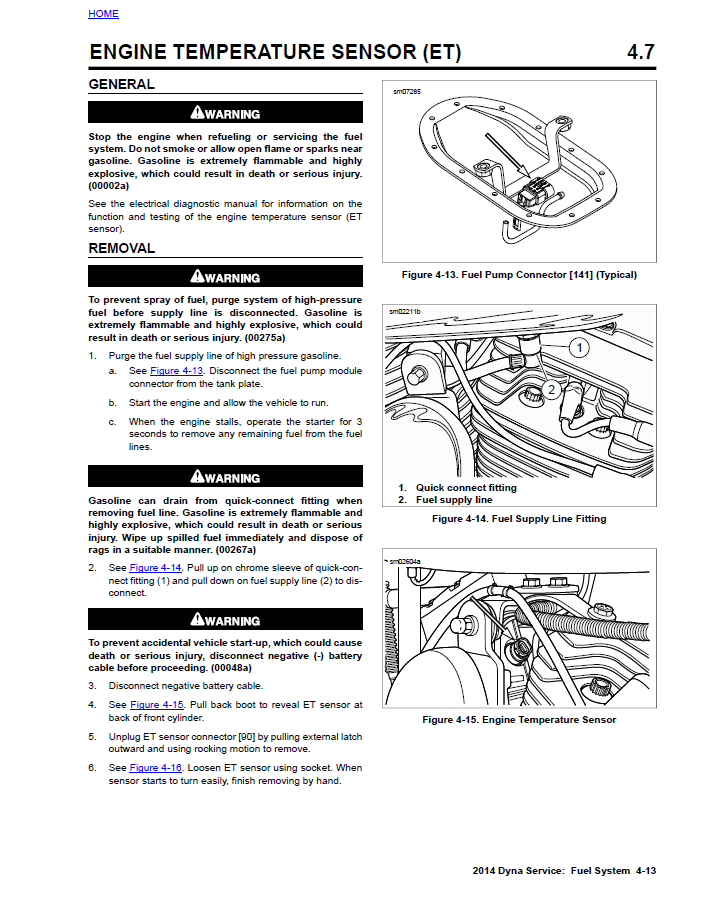 Harley Davidson 2014 Dyna Models Service & Electrical Diagnostic Manual