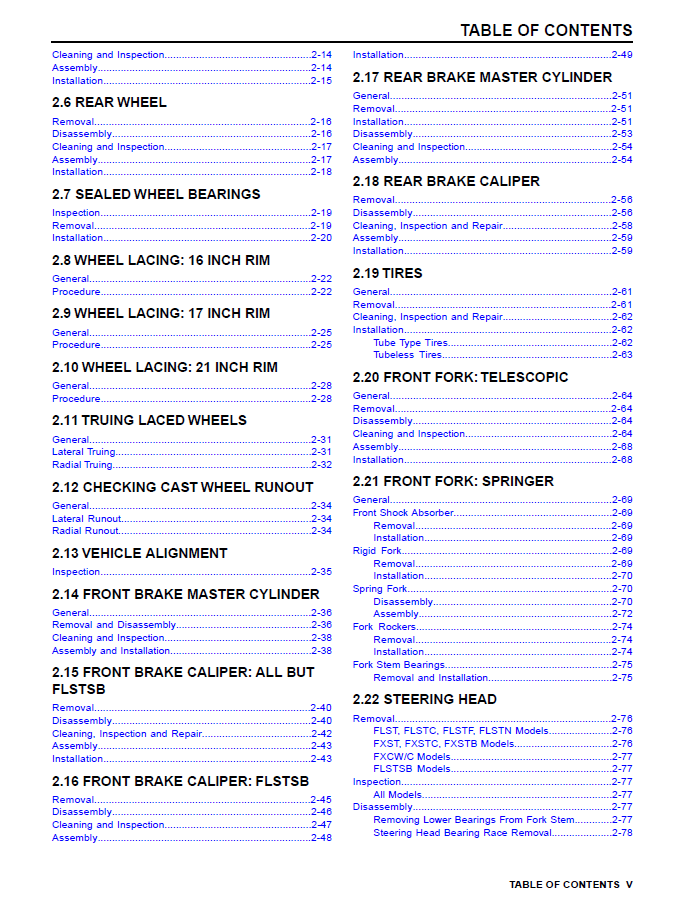 Harley Davidson 2009 Softail Models Service & Electrical Diagnostic Manual