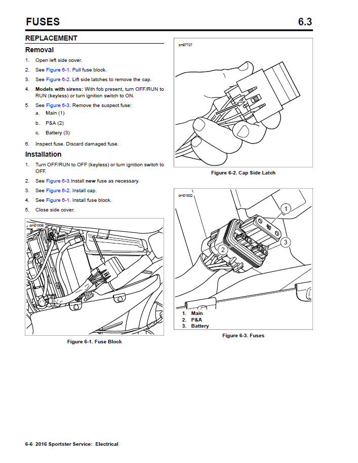 Harley Davidson 2016 Sportster Models Service & Electrical Diagnostic Manual