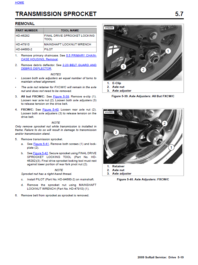 Harley Davidson 2009 Softail Models Service & Electrical Diagnostic Manual