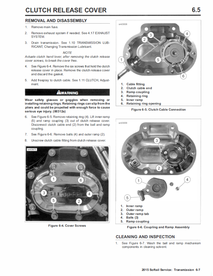 Harley Davidson 2015 Softail Models Service & Electrical Diagnostic Manual