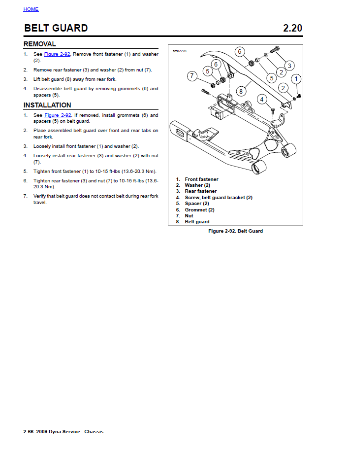 Harley Davidson 2009 Dyna Models Service Manual & Electrical Diagnostic Manual