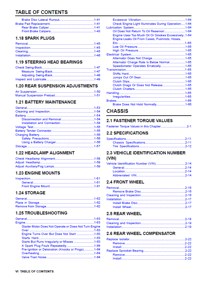 Harley Davidson 2016 Touring Models Service & Electrical Diagnostic Manual