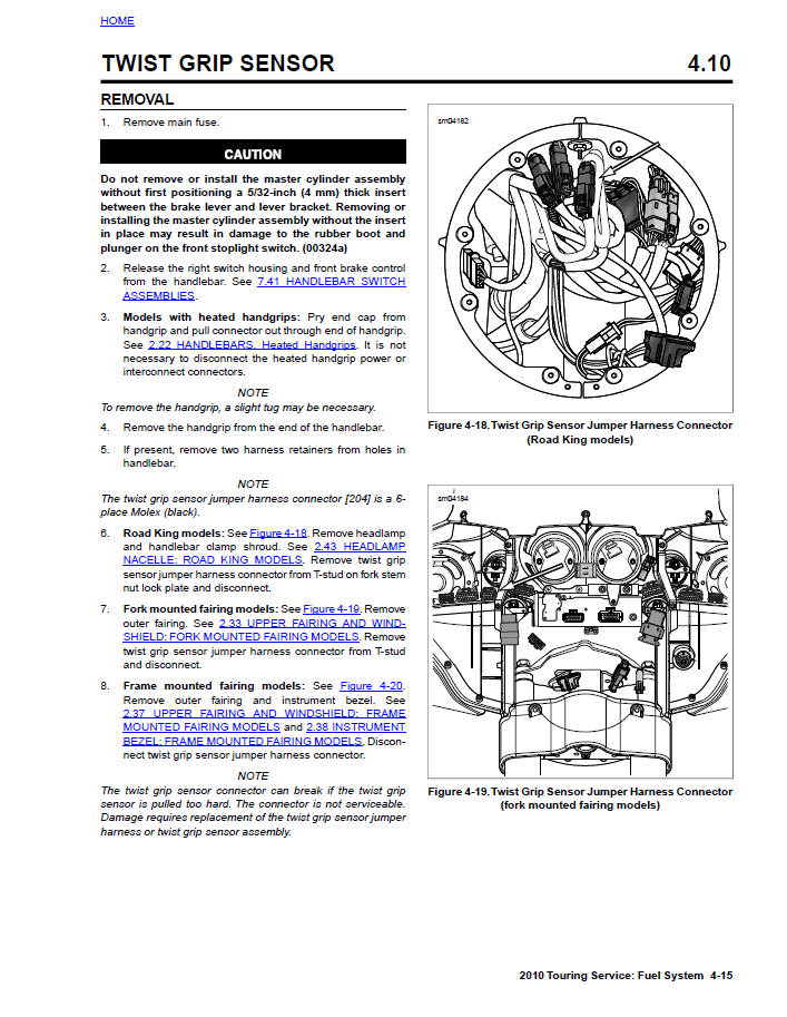 Harley Davidson 2010 Touring Models Service & Electrical Diagnostic Manual