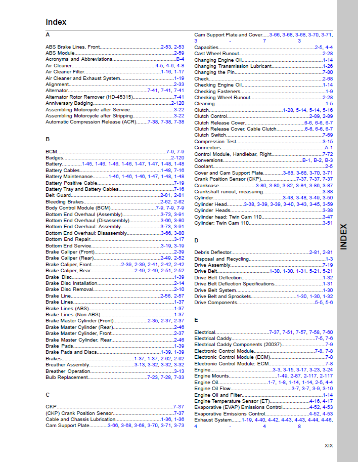 Harley Davidson 2017 Dyna Models Service & Electrical Diagnostic Manual