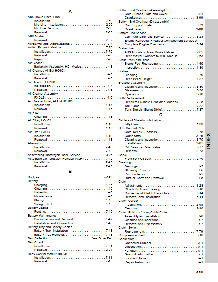 Harley Davidson 2016 Dyna Models Service & Electrical Diagnostic Manual