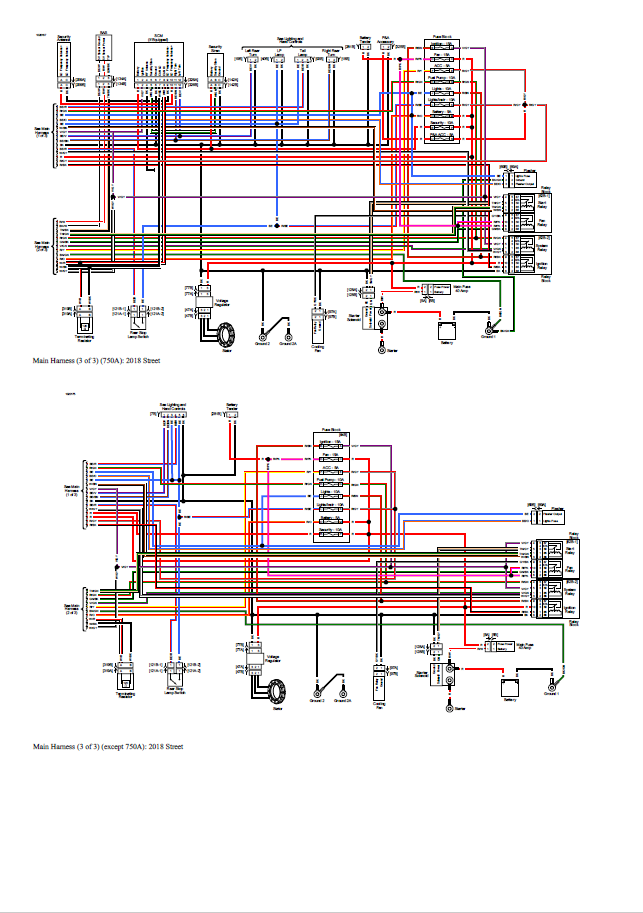 Harley Davidson 2018 Street Models Service & Electrical Diagnostic Manual