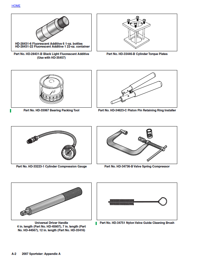 Harley Davidson 2007 Sportster Models Service & Electrical Diagnostic Manual