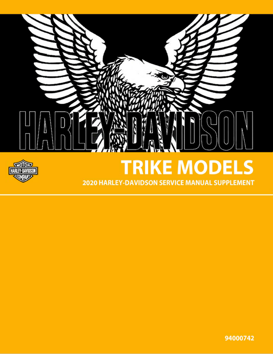 Harley Davidson 2020 Trike Models Service Manual