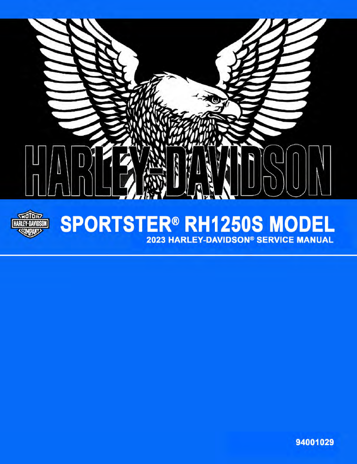 Harley Davidson 2023 Sportster RH1250S Service Manual