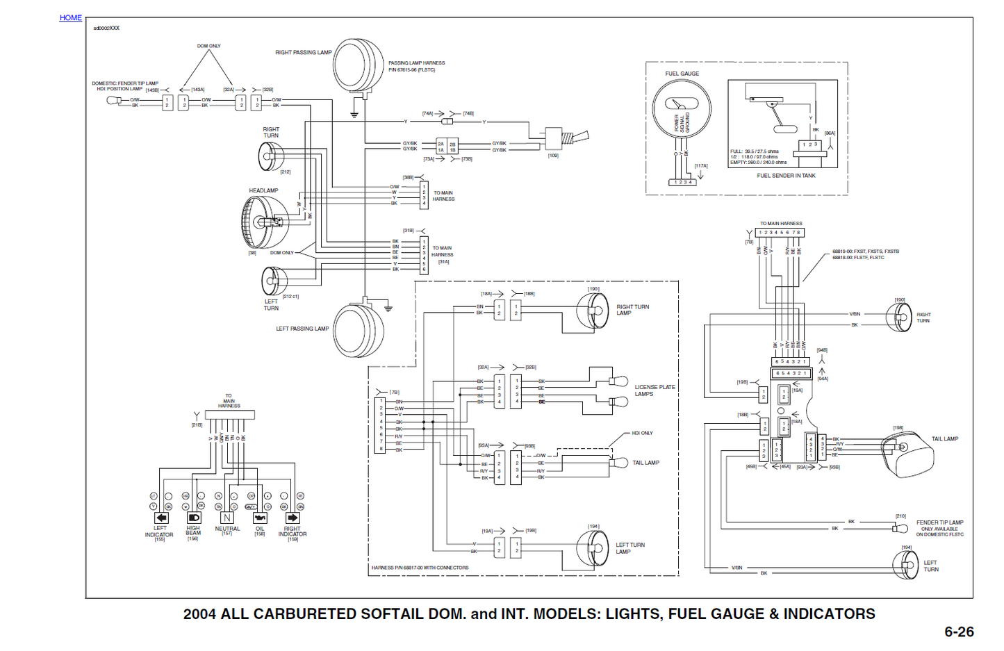 Harley Davidson 2004 Softail Models Service & Electrical Diagnostic Manual